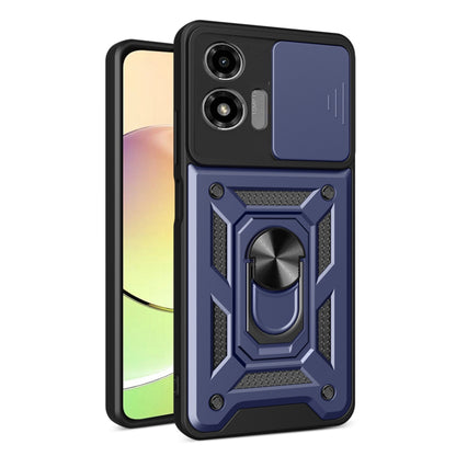 Deksel for Motorola Moto G04s / E14 / G04 / G24, Techsuit, CamShield, Blå