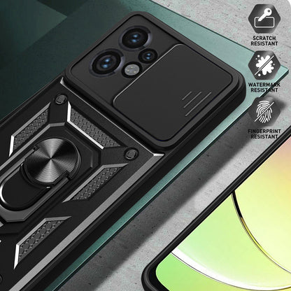 Deksel for Motorola Moto G04s / E14 / G04 / G24, Techsuit, CamShield, Blå