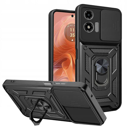 Deksel til Motorola Moto G04s / E14 / G04 / G24, Techsuit, CamShield, Svart