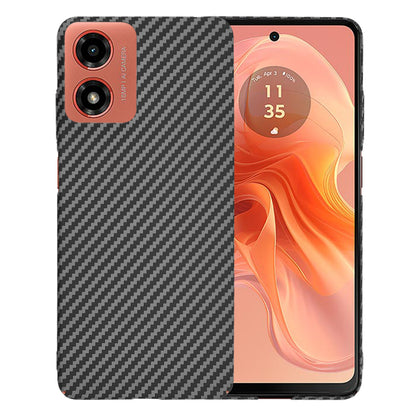 Deksel for Motorola Moto G04s / E14 / G04 / G24, Techsuit, Carbonite FiberShell, Svart