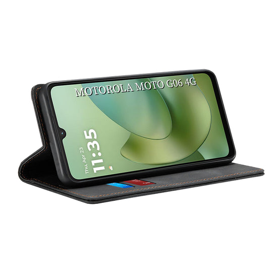 Deksel for Motorola Moto G06, Techsuit, Confy, Svart