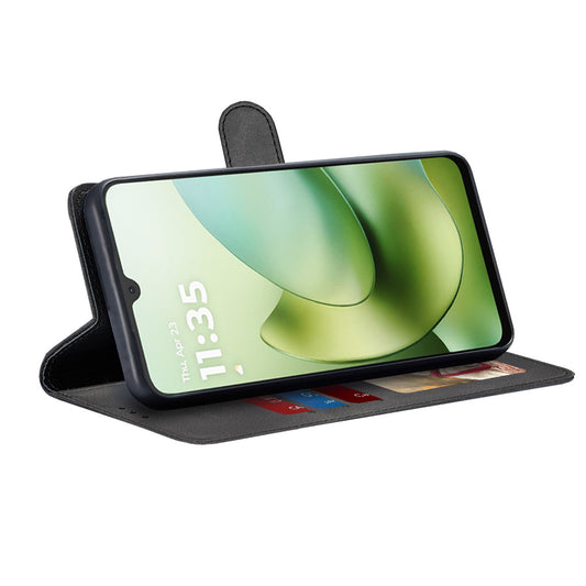 Deksel for Motorola Moto G06, Techsuit, Diary Book, svart