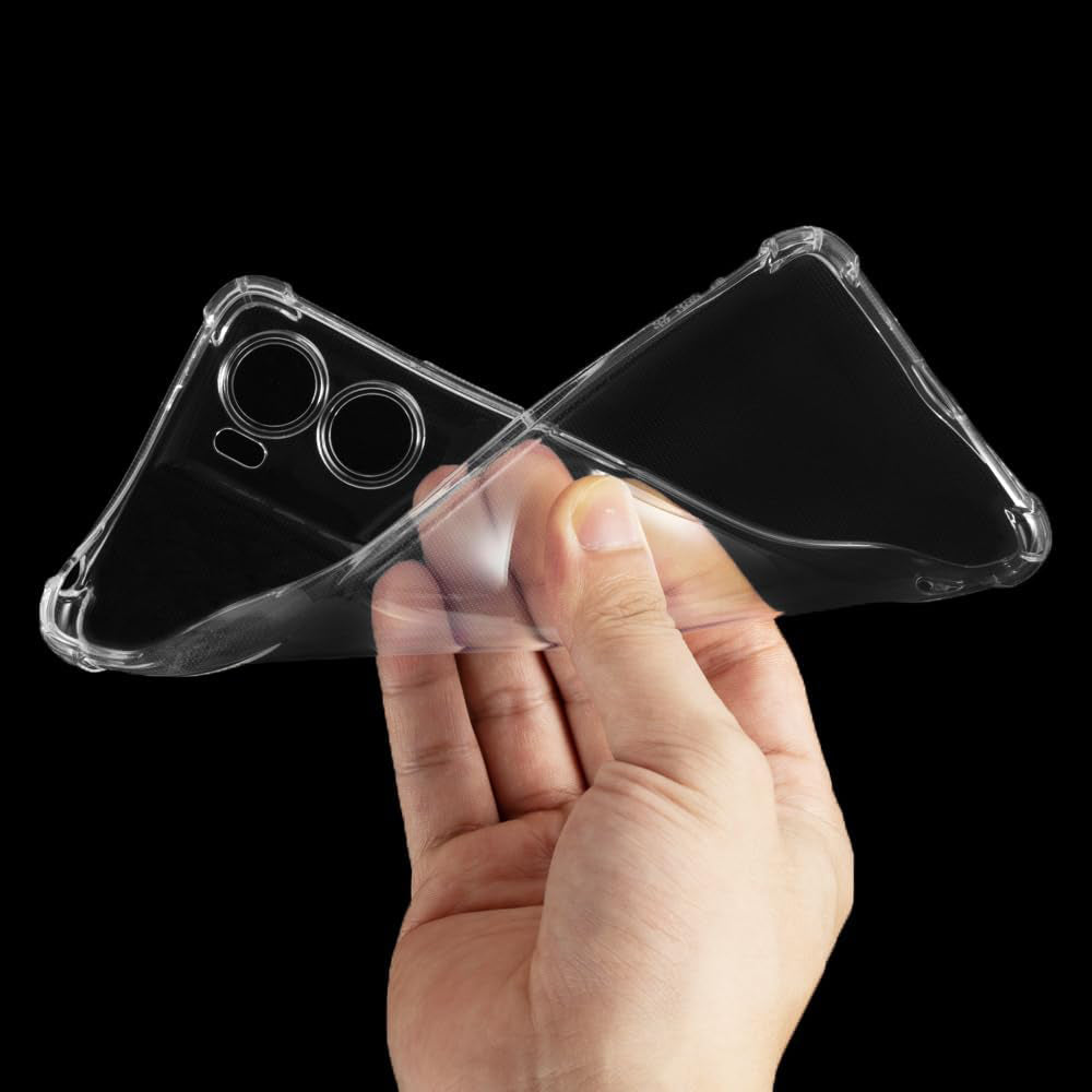 Deksel til Motorola Moto G06, Techsuit, Støtsikker Klar, Transparent