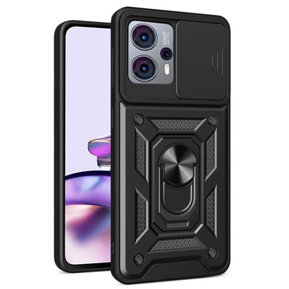 Deksel for Motorola Moto G13 / G23 / G53, Techsuit, CamShield, Svart