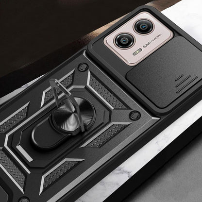 Deksel for Motorola Moto G13 / G23 / G53, Techsuit, CamShield, Svart