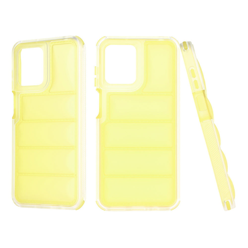 Deksel for Motorola Moto G13 / G23 / G53, Techsuit, Wave Shield, Gul