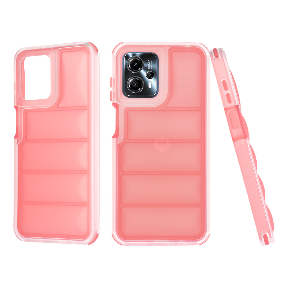 Deksel til Motorola Moto G13 / G23 / G53, Techsuit, Wave Shield, Rød