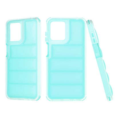 Deksel for Motorola Moto G13 / G23 / G53, Techsuit, Wave Shield, Turkis