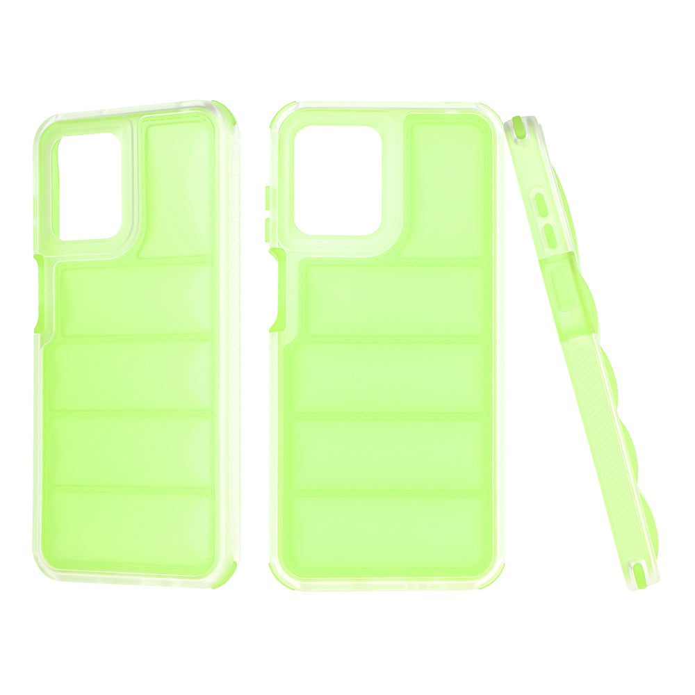 Deksel for Motorola Moto G13 / G23 / G53, Techsuit, Wave Shield, Grønn