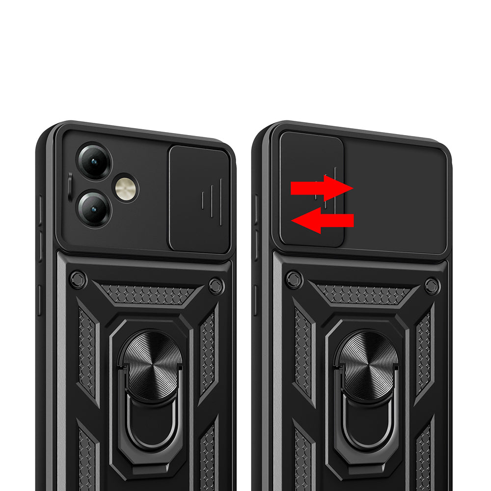 Deksel til Motorola Moto G14, Techsuit, CamShield, Blå
