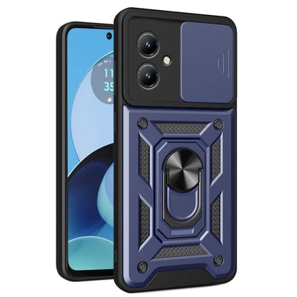 Deksel til Motorola Moto G14, Techsuit, CamShield, Blå