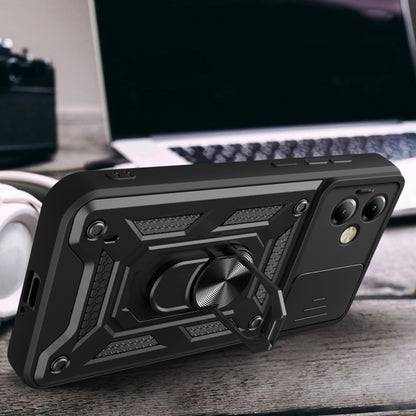 Deksel til Motorola Moto G14, Techsuit, CamShield, Blå
