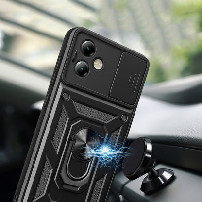 Deksel til Motorola Moto G14, Techsuit, CamShield, Blå