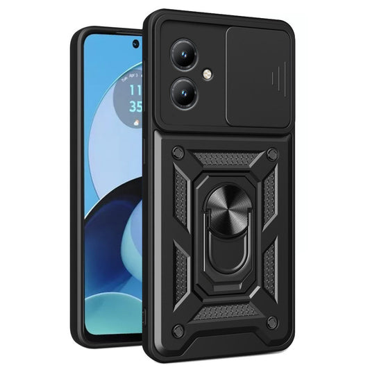 Deksel for Motorola Moto G14, Techsuit, CamShield, Svart