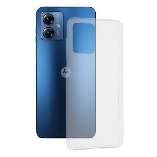 Deksel for Motorola Moto G14, Techsuit, Klar, Transparent