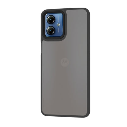 Deksel for Motorola Moto G14, Techsuit, HaloFrost, Svart