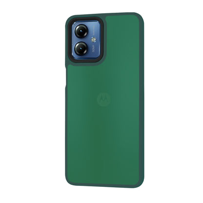 Deksel for Motorola Moto G14, Techsuit, HaloFrost, Grønn