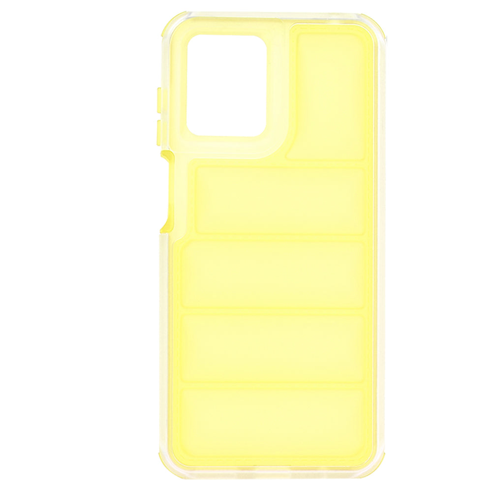 Deksel til Motorola Moto G14, Techsuit, Wave Shield, Gul