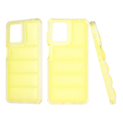 Deksel til Motorola Moto G14, Techsuit, Wave Shield, Gul