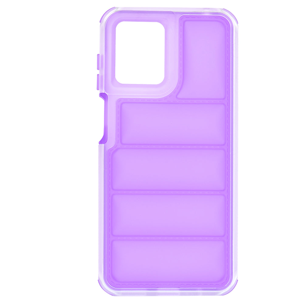 Deksel for Motorola Moto G14, Techsuit, Wave Shield, Lilla