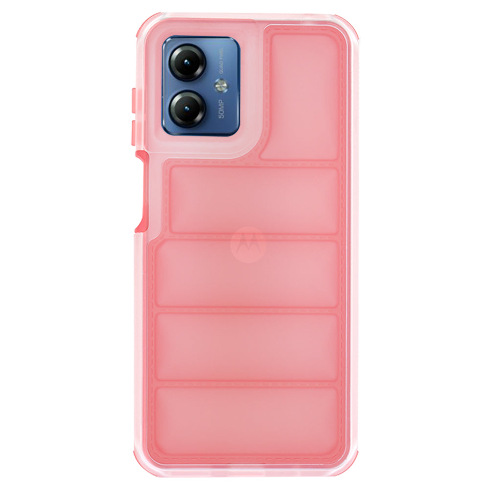 Deksel til Motorola Moto G14, Techsuit, Wave Shield, Rød
