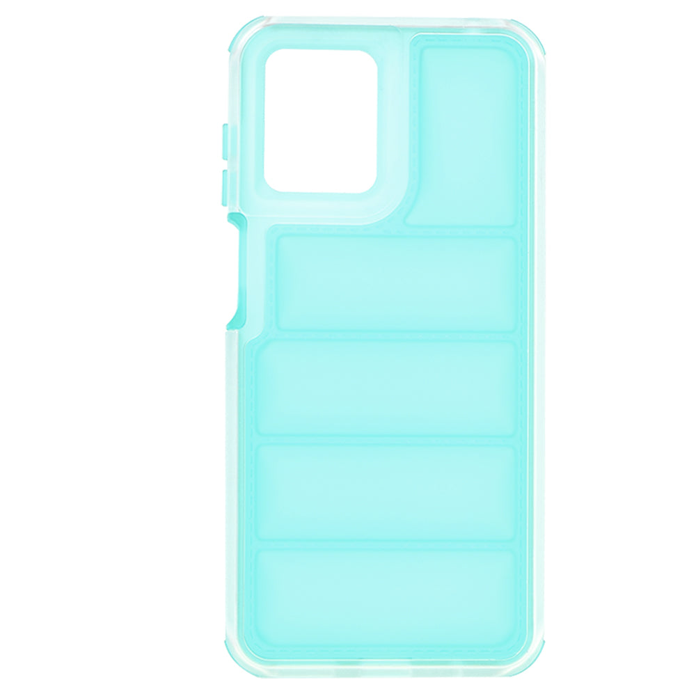 Deksel til Motorola Moto G14, Techsuit, Wave Shield, Turkis