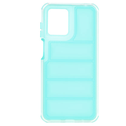 Deksel til Motorola Moto G14, Techsuit, Wave Shield, Turkis