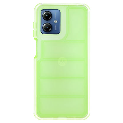 Deksel for Motorola Moto G14, Techsuit, Wave Shield, Grønn