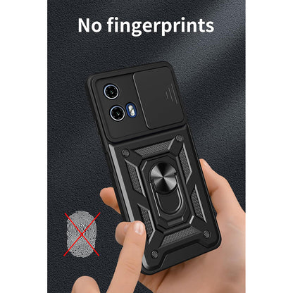 Deksel for Motorola Moto G15 / G15 Power, Techsuit, CamShield, Svart