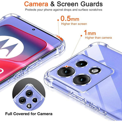 Deksel for Motorola Moto G15 / G15 Power, Techsuit, Støtsikker Klar, Transparent