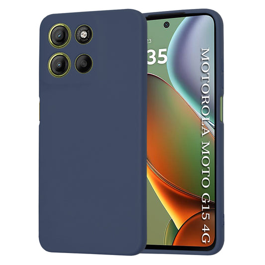 Deksel til Motorola Moto G15 / G15 Power, Techsuit, SoftFlex, Marineblå