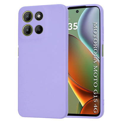 Deksel til Motorola Moto G15 / G15 Power, Techsuit, SoftFlex, Lys lilla