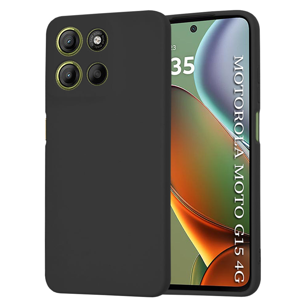 Deksel til Motorola Moto G15 / G15 Power, Techsuit, SoftFlex, Svart