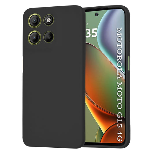 Deksel til Motorola Moto G15 / G15 Power, Techsuit, SoftFlex, Svart
