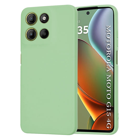 Deksel til Motorola Moto G15 / G15 Power, Techsuit, SoftFlex, Lys grønn