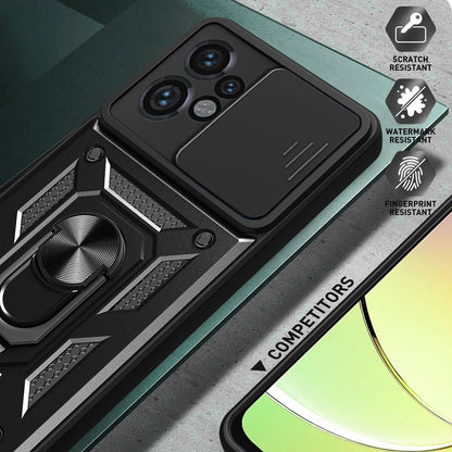 Deksel til Motorola Moto G24 Power, Techsuit, CamShield, Svart