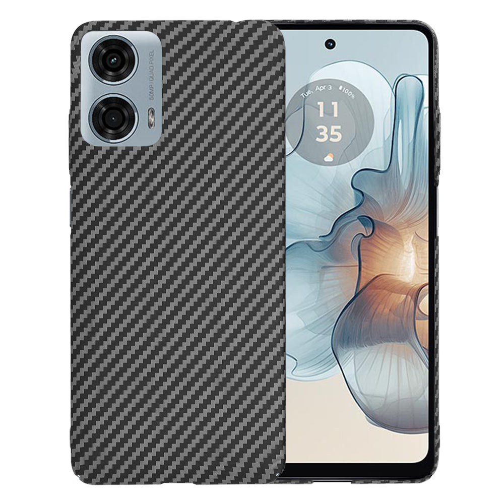 Deksel til Motorola Moto G24 Power, Techsuit, Carbonite FiberShell, Svart