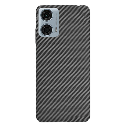 Deksel til Motorola Moto G24 Power, Techsuit, Carbonite FiberShell, Svart