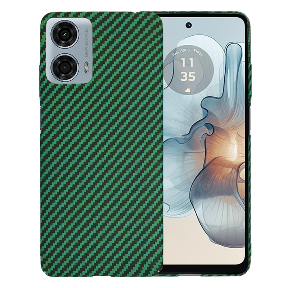 Deksel til Motorola Moto G24 Power, Techsuit, Carbonite FiberShell, Grønn