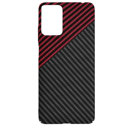 Deksel for Motorola Moto G24 Power, Techsuit, Carbonite FiberShell, Svart Rød