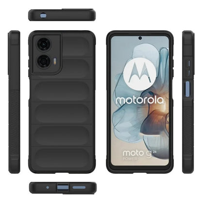 Deksel til Motorola Moto G24 Power, Techsuit, Magic Shield, Svart