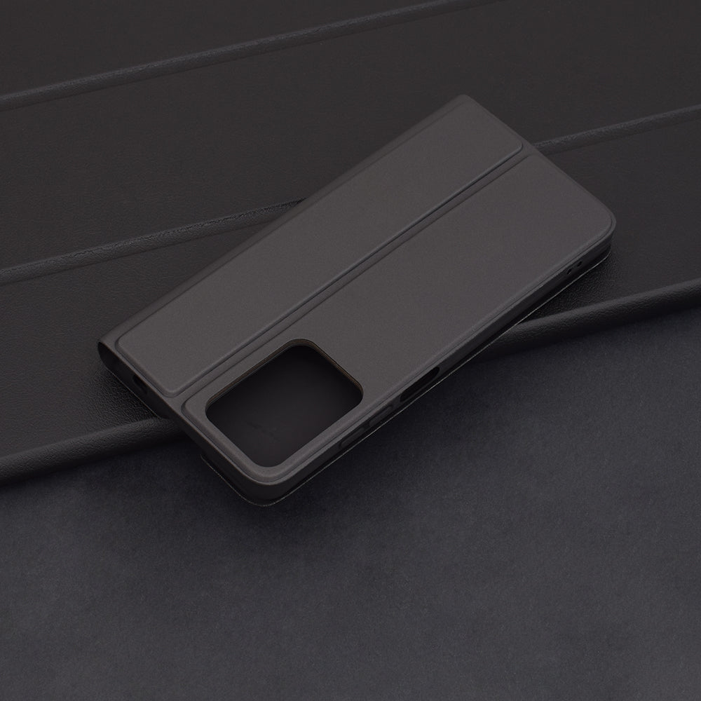 Deksel for Motorola Moto G24 Power, Techsuit, Magskin Book, Svart
