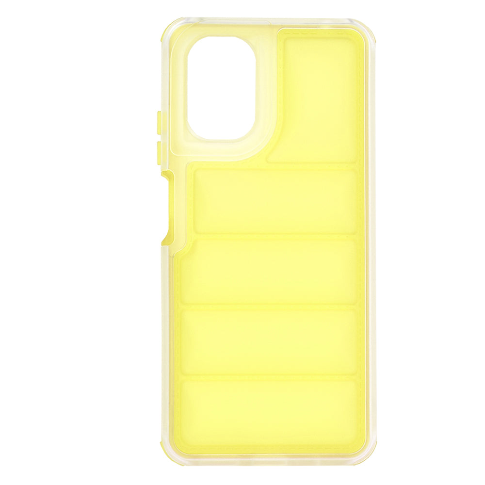 Deksel for Motorola Moto G24 Power, Techsuit, Wave Shield, Gul