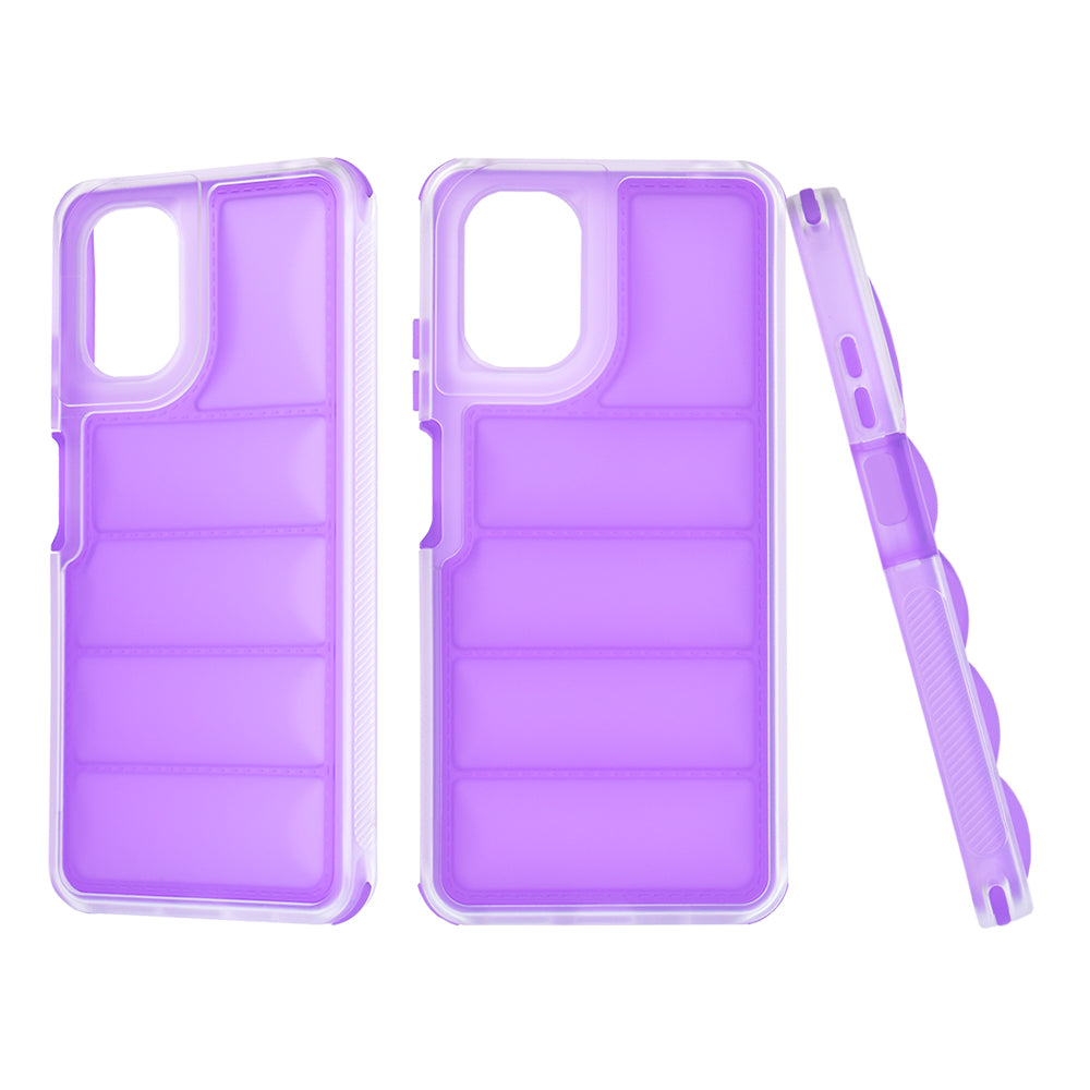 Deksel for Motorola Moto G24 Power, Techsuit, Wave Shield, Lilla