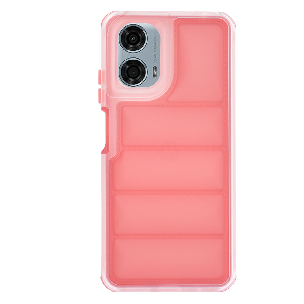 Deksel til Motorola Moto G24 Power, Techsuit, Wave Shield, Rød