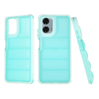 Deksel til Motorola Moto G24 Power, Techsuit, Wave Shield, Turkis