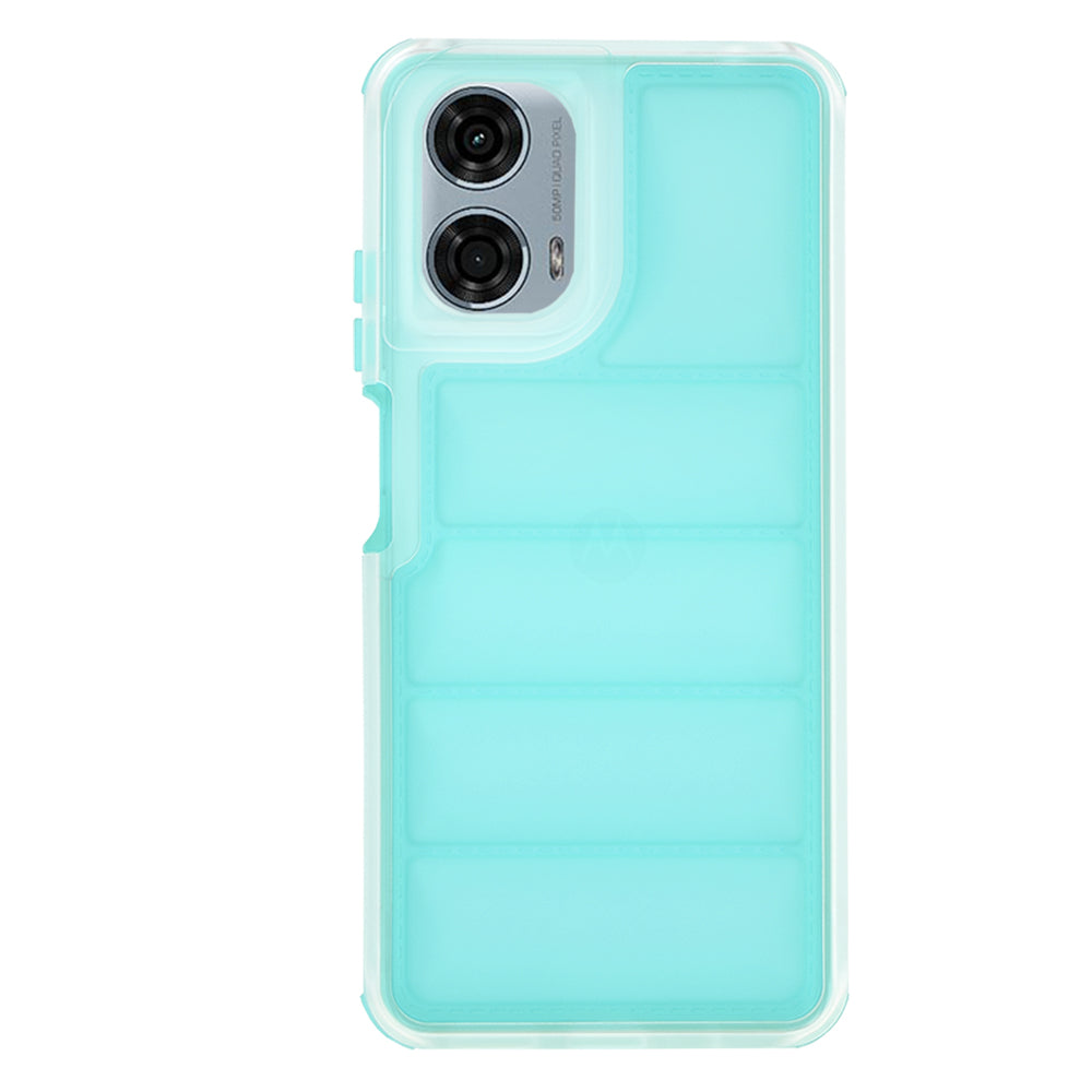 Deksel til Motorola Moto G24 Power, Techsuit, Wave Shield, Turkis