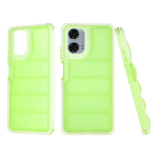 Deksel for Motorola Moto G24 Power, Techsuit, Wave Shield, Grønn