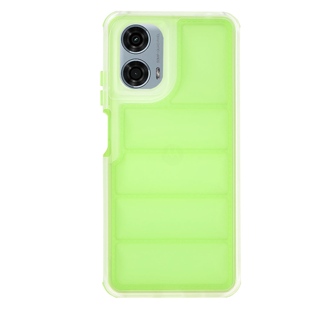Deksel for Motorola Moto G24 Power, Techsuit, Wave Shield, Grønn