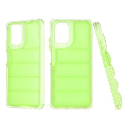 Deksel for Motorola Moto G24 Power, Techsuit, Wave Shield, Grønn